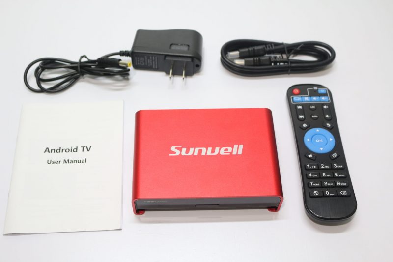 Sunvell T95U Pro in the box