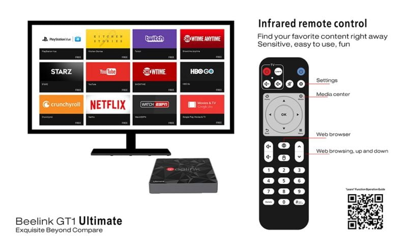 Beelink GT1 Ultimate remote