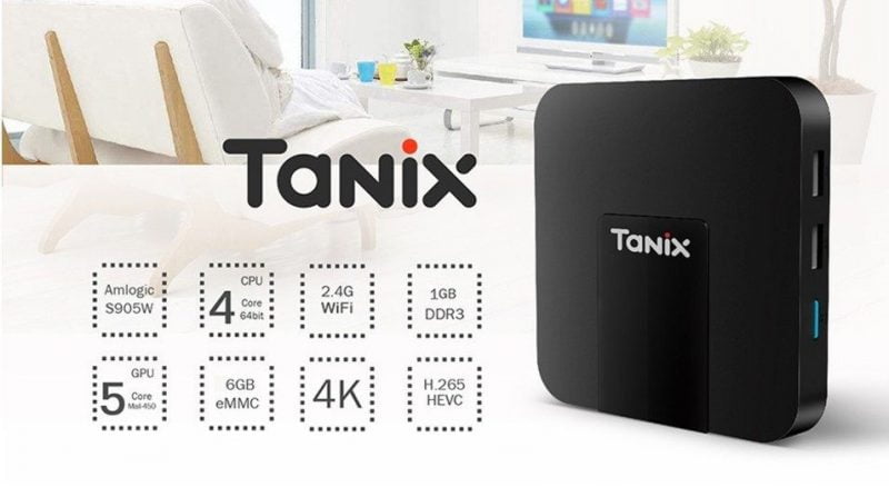 Tanix-TX3-mini-S905W-Hardware spec