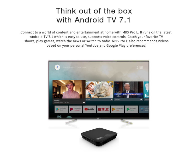 Mecool M8S Pro L Android TV