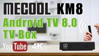 Mecool KM8 Android TV box, Mecool KM8 Android 8.0 4K TV box, Mecool KM8 Amlogic S905X Quad Core TV box, Mecool KM8 voice remote TV box