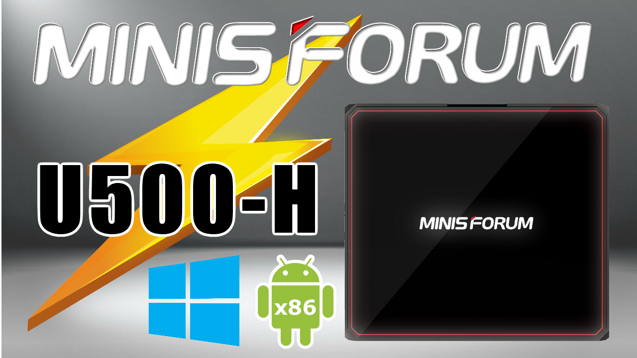 Minisforum U500-H Mini PC - Intel Core i3 High Performance 10% Off