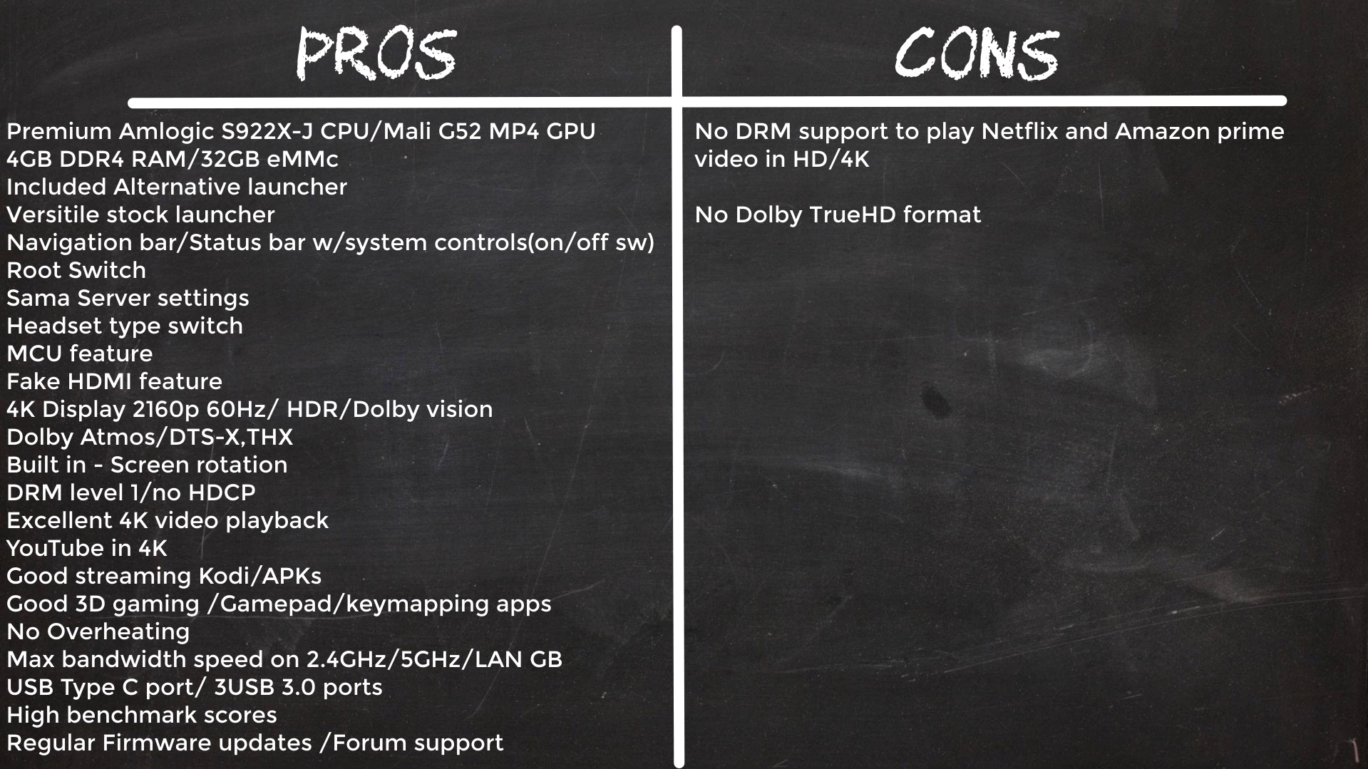 Minix Neo U22 XJ Pros and Cons