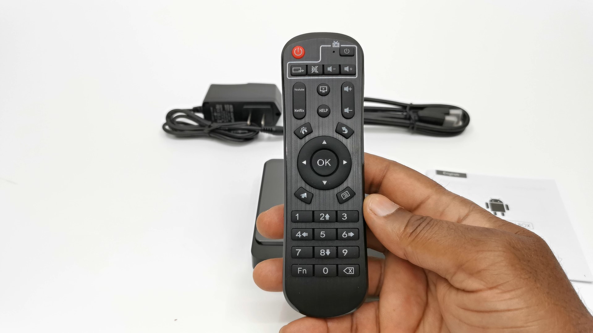 X4 Pro TV Box IR remote