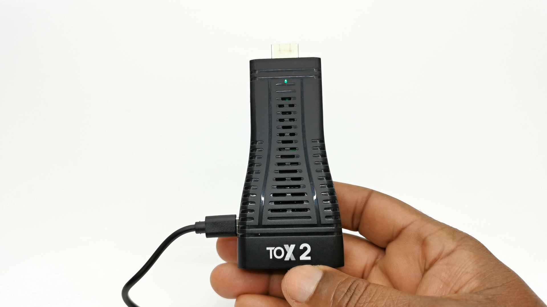 TOX2 TV Stick front view LED pwr light