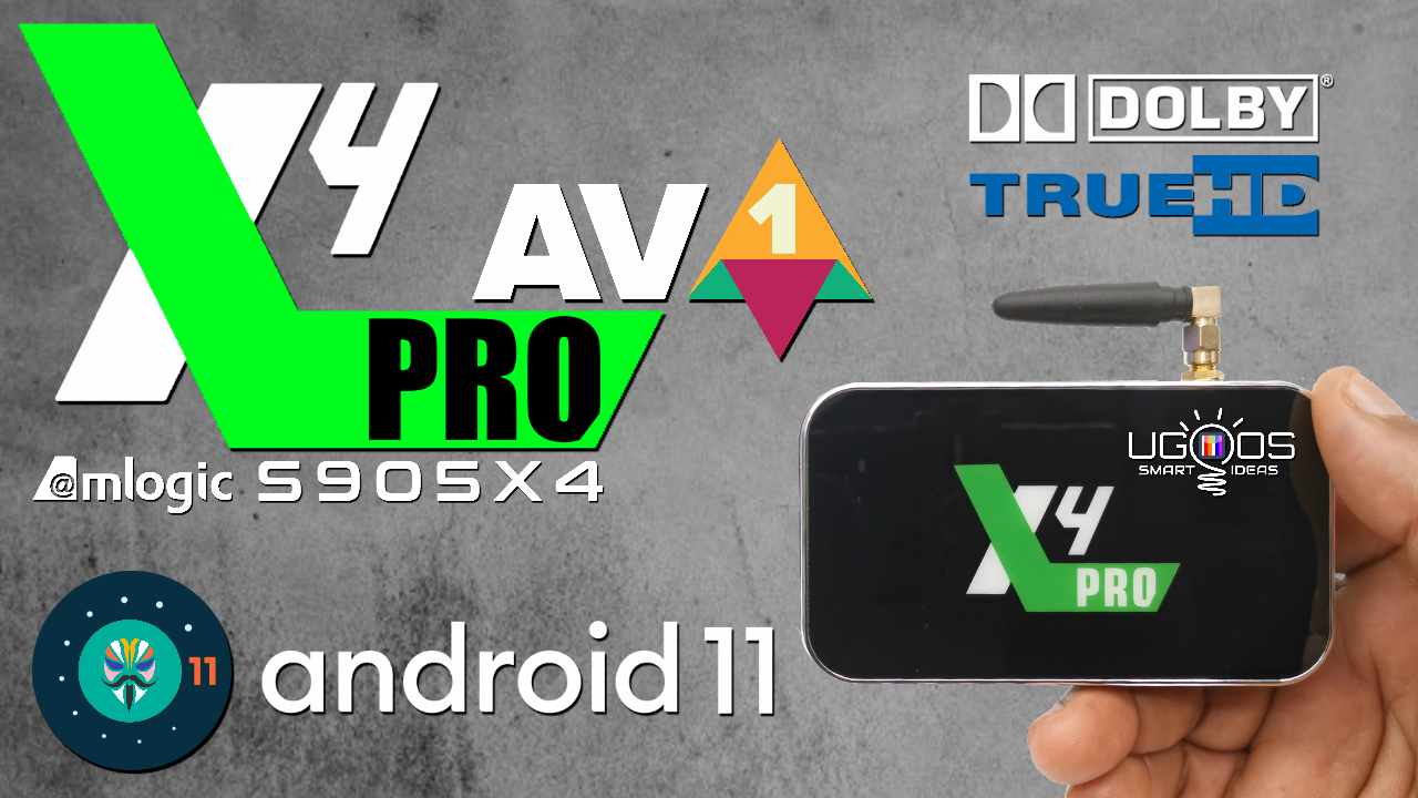 Ugoos X4 Pro Amlogic S905X4 TV Box