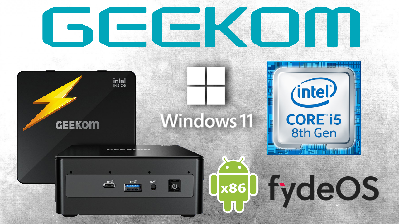 GEEKOM PC Mini IT8 Win 11
