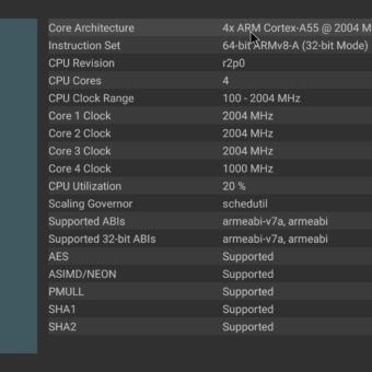 BuzzTV X5 128AI CPU info