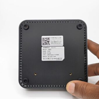 KAMURI AM02 Ryzen Mini PC bottom panel