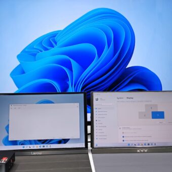 KAMURI AM02 Ryzen Mini PC three way display