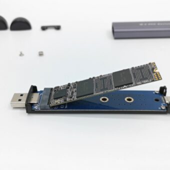 M.2 NVME SSD enclosure assembly