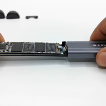 M.2 NVME SSD enclosure install
