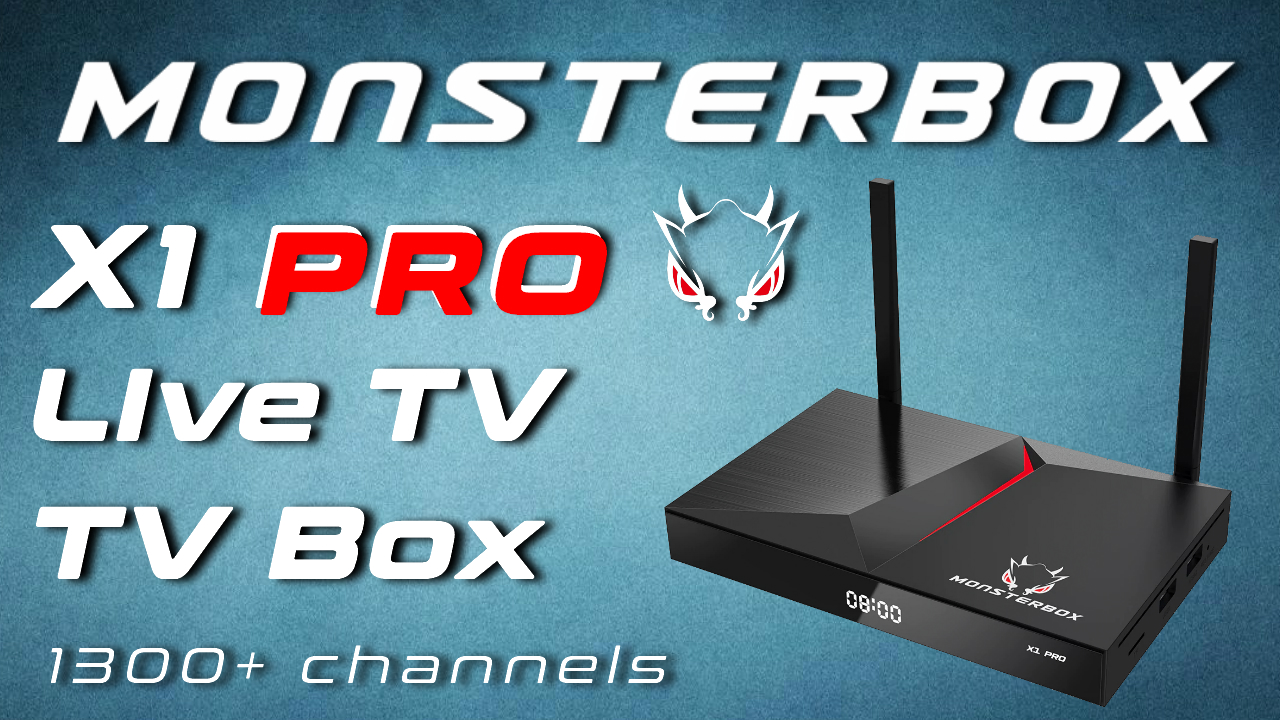 Monsterbox X1 Pro Live TV Box