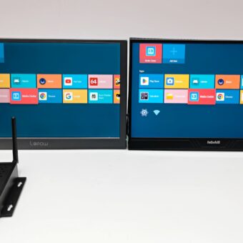 Mekotronics R58 dual monitor display