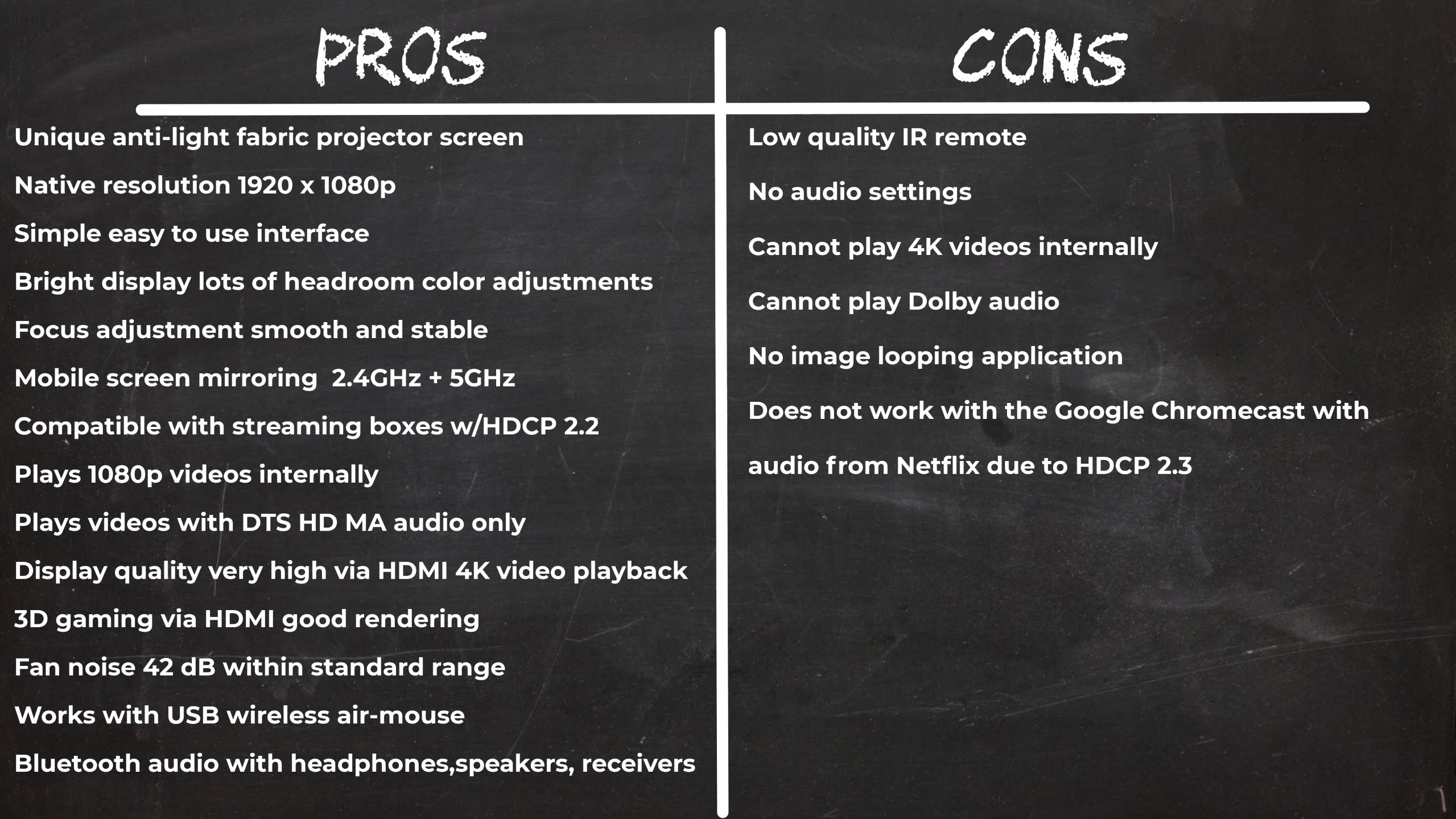 Yaber Pro U9 projector pros and cons