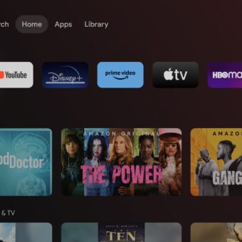 Mecool KM7 Plus Google TV Launcher