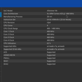 SuperBox S4 Pro CPU info