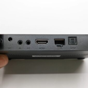 SuperBox S4 Pro rear IO ports