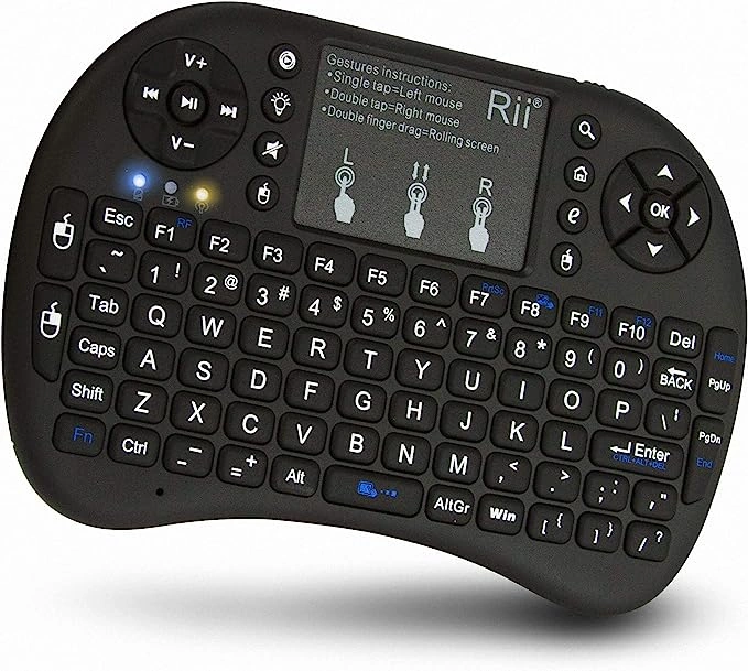 (Upgraded)Rii 2.4GHz Mini Wireless Keyboard with Touchpad