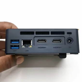 Beelink Mini S12 Pro Rear IO