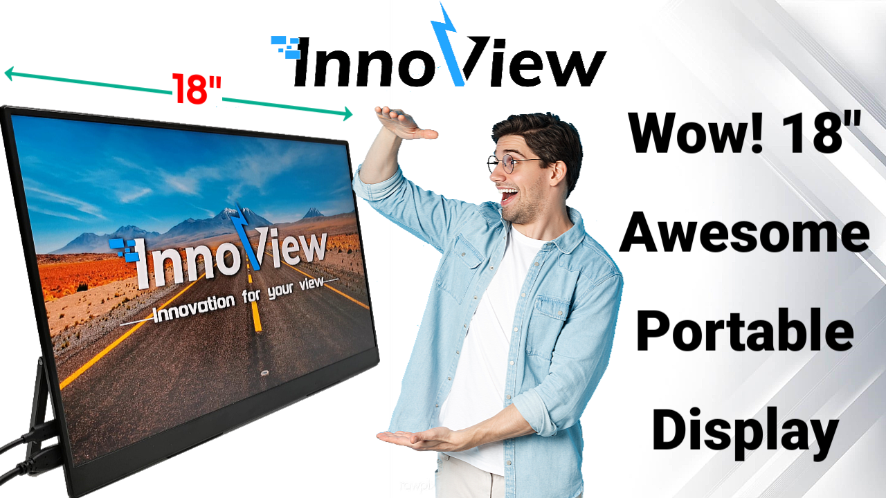InnoView 18 inch portable monitor
