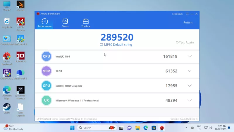 Blackview MP80 Antutu benchmark Blackview MP80 Antutu benchmark
