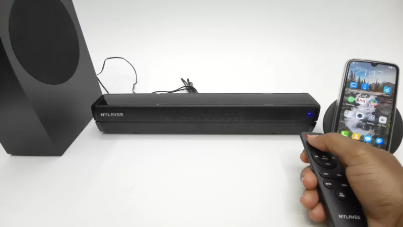 Nylavee sound bar Bluetooth connectivity