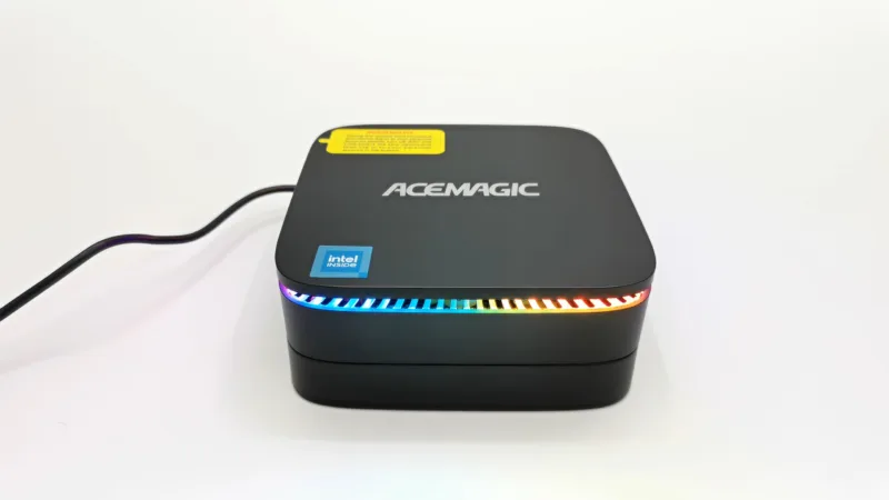 Acemagic AK1 Plus RGB lights