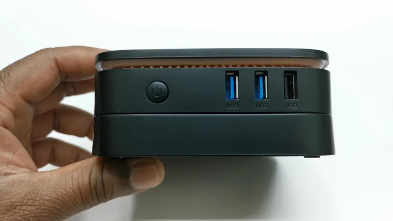 Acemagic AK1 Plus side USB ports