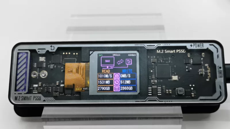 Dockcase M.2 SSD Enclosure file transfer Dockcase M.2 SSD Enclosure file transfer