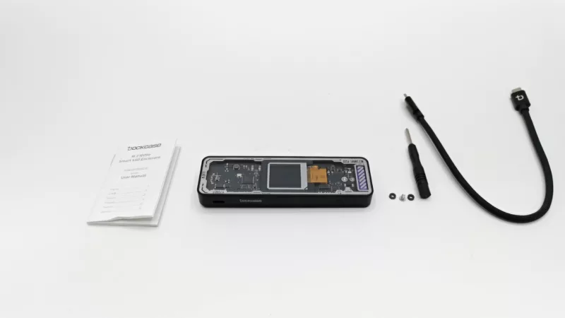 Dockcase M.2 SSD Enclosure in the box Dockcase M.2 SSD Enclosure in the box