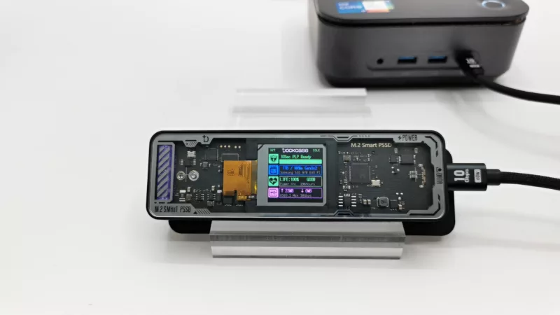 Dockcase M.2 SSD Enclosure main menu Dockcase M.2 SSD Enclosure main menu