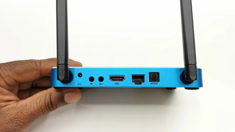 Superbox S5 Max connecting ports