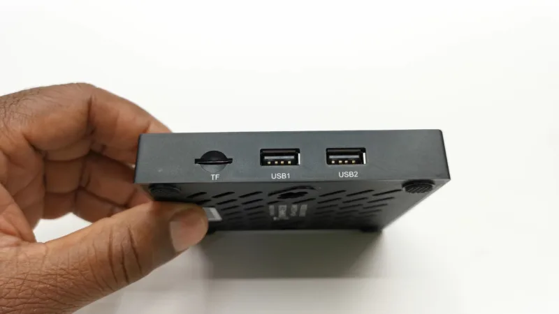 We2USAT K3 Pro side USB ports
