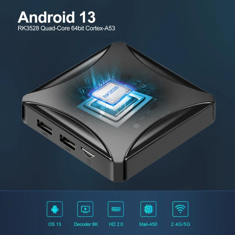 X88 Mini 13 Android 13 OS TV Box
