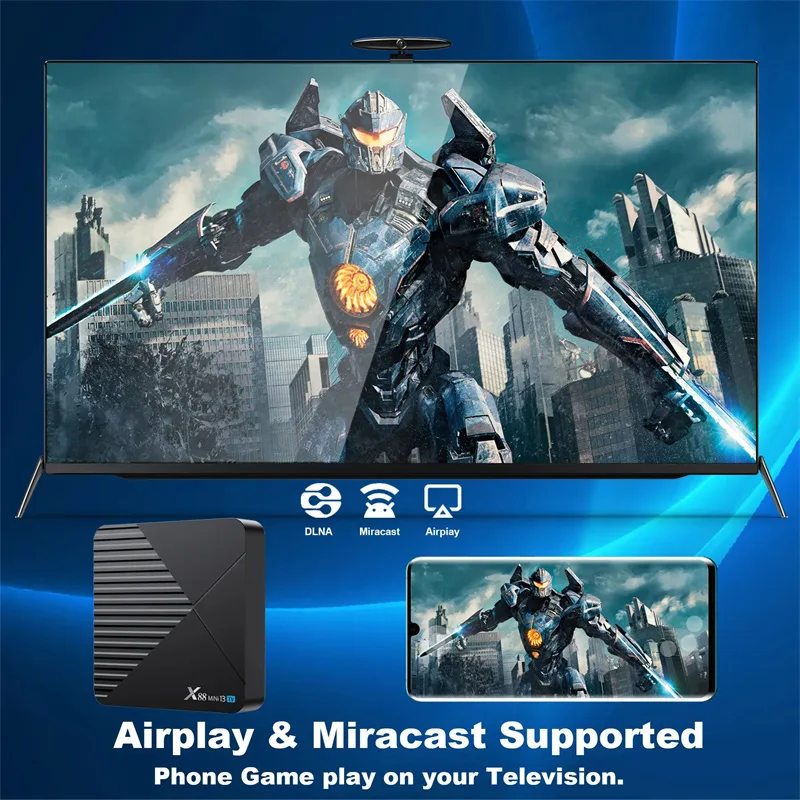 X88 Mini 13 Miracast and Airplay