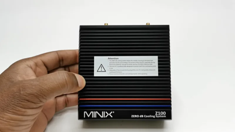 Minix Neo Z100 heatsink