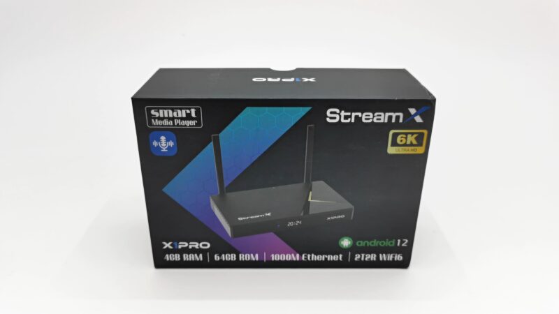StreamX X1 Pro package StreamX X1 Pro package