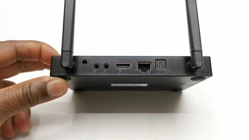 StreamX X1 Pro rear IO StreamX X1 Pro rear IO