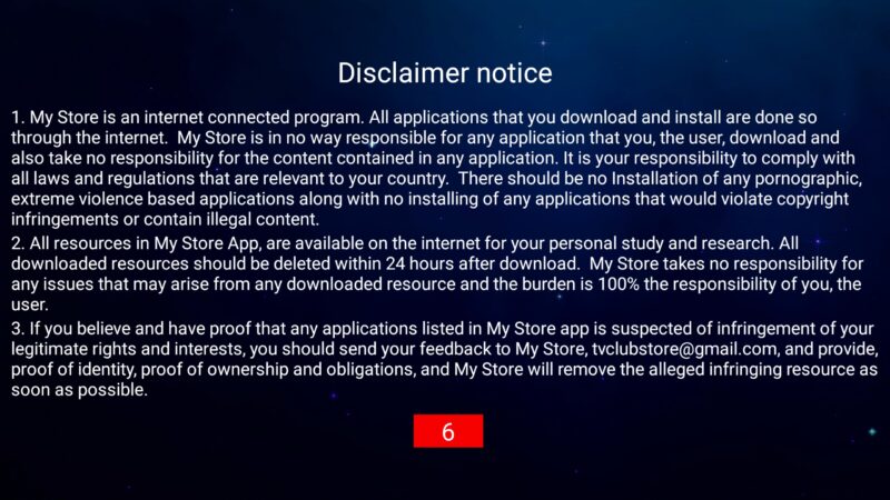 Superbox Elite Ultra Box disclaimer