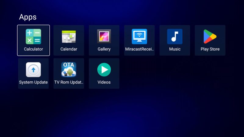Superbox S6 Max apps section Superbox S6 Max apps section