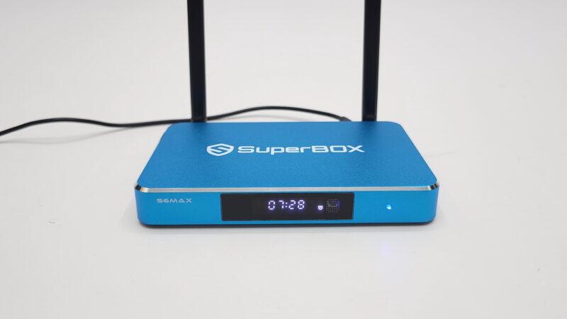 Superbox S6 Max front display Superbox S6 Max front display