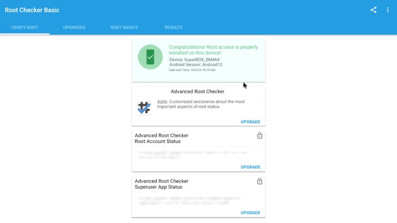 Superbox S6 Max root access Superbox S6 Max root access