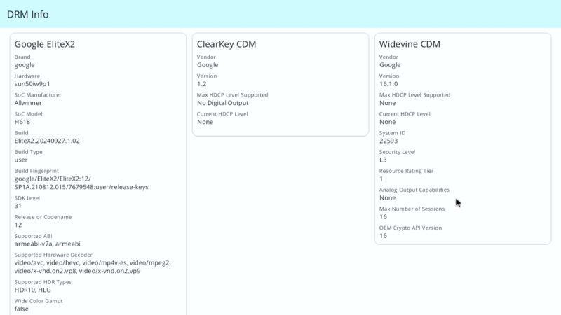 Magabox Elite X2 DRM info