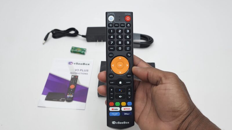 vSeeBox V3 PLUS Bluetooth remote