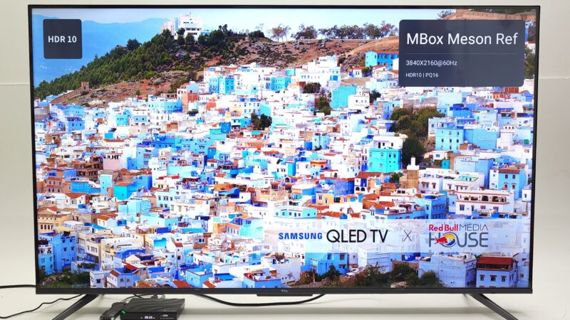 vSeeBox V3 Plus 4K HDR display