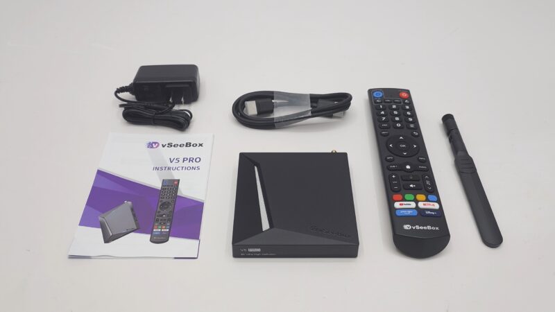 vSeeBox V5 Pro package contents vSeeBox V5 Pro package contents