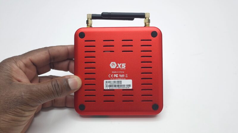 BuzzTV X5 Super Sport bottom panel BuzzTV X5 Super Sport bottom panel