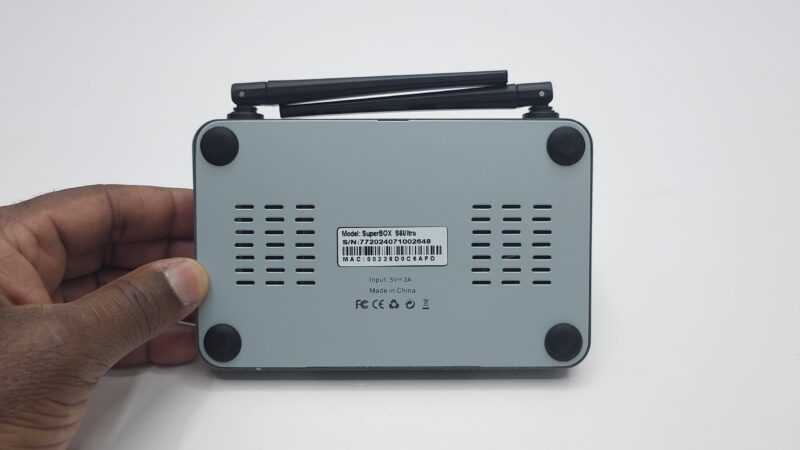 SuperBox S6 Ultra bottom panel SuperBox S6 Ultra bottom panel