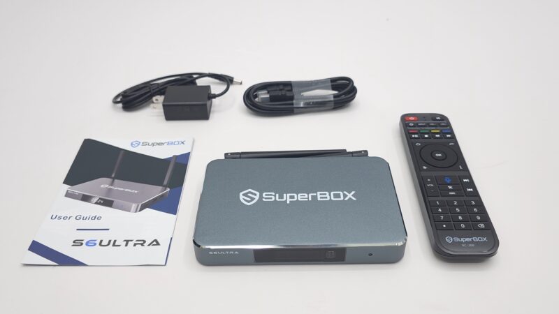 SuperBox S6 Ultra in the box SuperBox S6 Ultra in the box